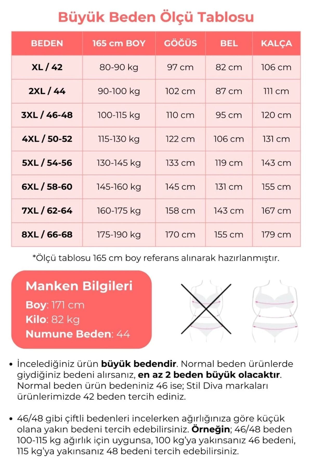 Büyük Beden Beli Lastikli Soyut Desenli Yırtmaç Detaylı Uzun Etek 98-120