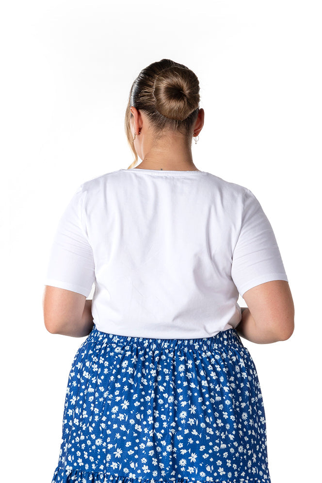 Büyük Beden Kısa Kol Basic T-shirt 12481903